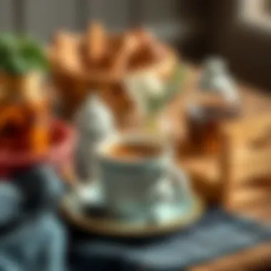 Inviting Coffee Spread An inviting coffee spread showcasing the final product