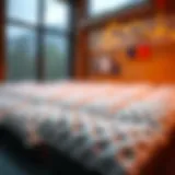 Acoustic insulation materials sample