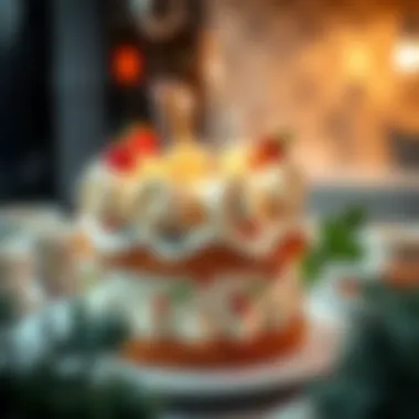 Decorated airfryer cake showcasing creativity