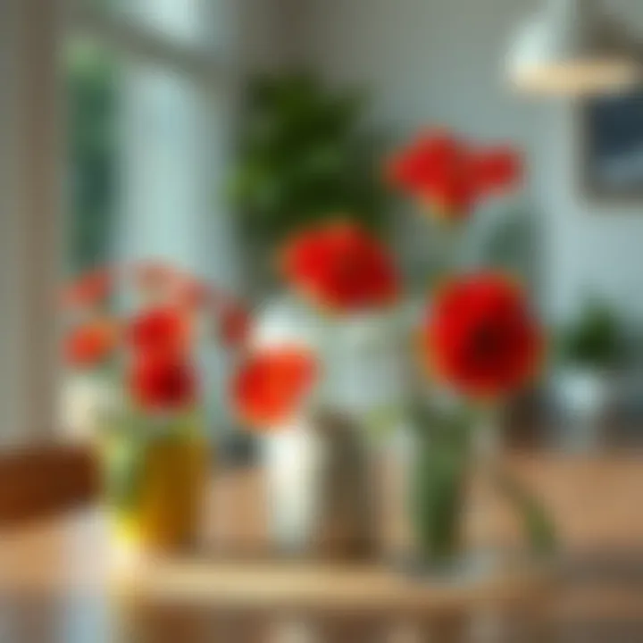 DIY Antalyum Flower Home Decor Creative DIY project using Antalyum flowers to enhance home decor.