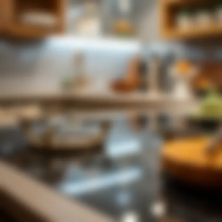 The Brilliance of a Well-Maintained Cooktop Clean and shiny Arçelik glass cooktop