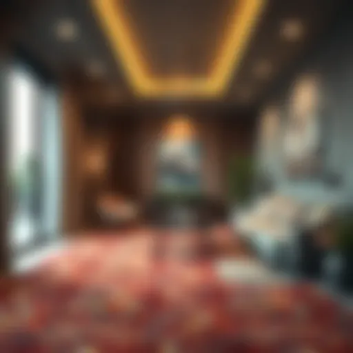 Luxurious carpet enhancing interior acoustics