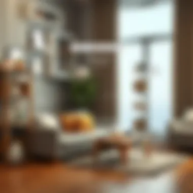 Diagram showing materials and their sound insulation properties