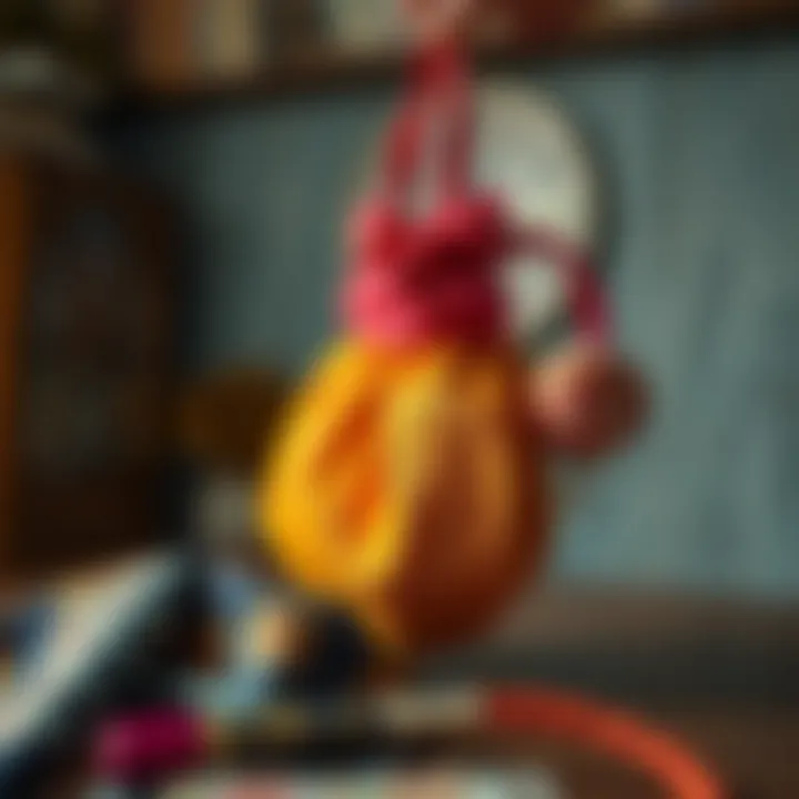 Handmade accessories created from discarded fabrics