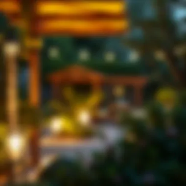 Outdoor Lighting for Garden Ambiance Outdoor lighting enhancing garden aesthetics
