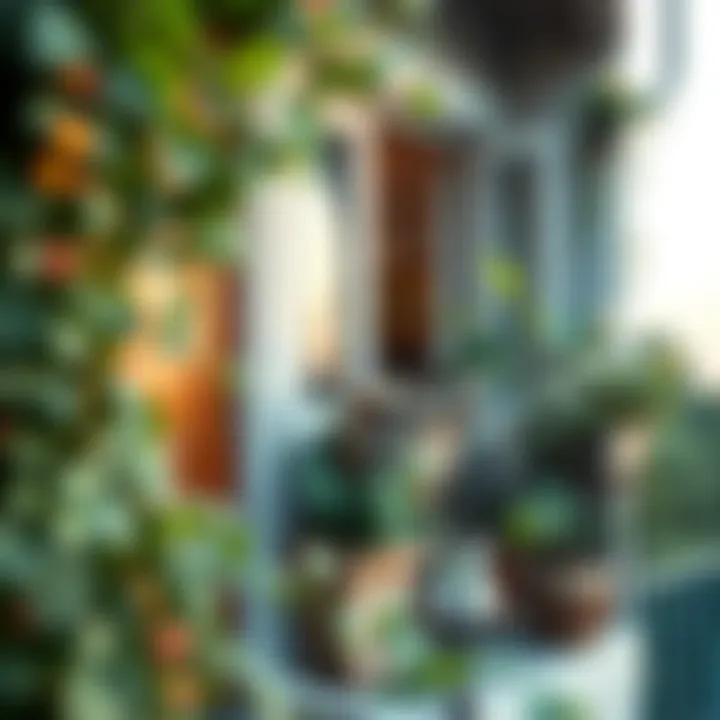 Charming balcony featuring plants and greenery