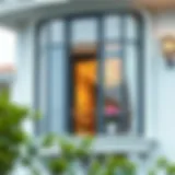 Beautifully enclosed balcony with glass panels