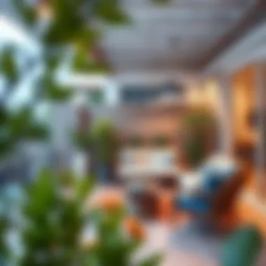 Incorporating Outdoor Furniture Stylish outdoor furniture set for indoor integration.