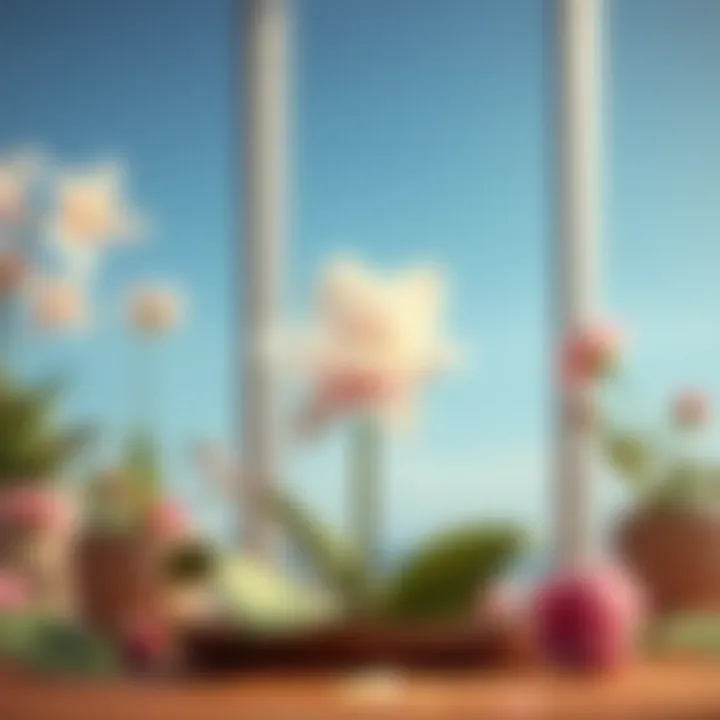 Conceptual art featuring peace flower