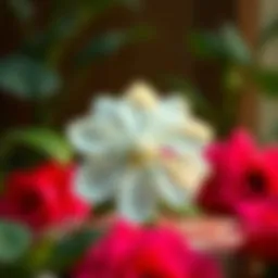 Symbolic representation of peace flower