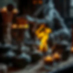 A historical depiction of incense use in ancient rituals