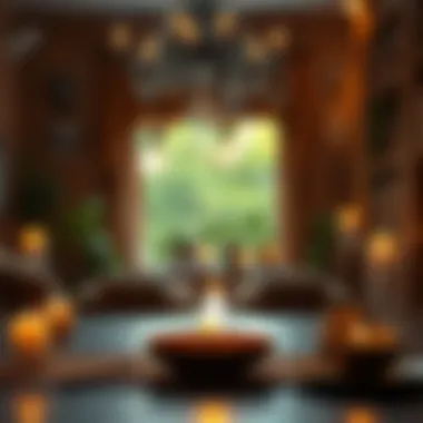 The calming ambiance created by burning incense