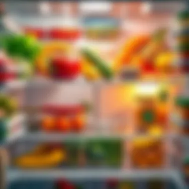 Healthy Food Storage in Refrigerator Healthy food storage habits in a refrigerator