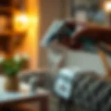 Professional glass cleaning technique