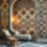 Traditional Turkish lif patterns showcasing intricate design.