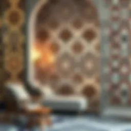 Traditional Turkish lif patterns showcasing intricate design.