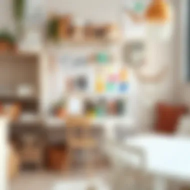 Creative DIY Craft Corner for Young Artists DIY craft corner in a child’s room with art supplies