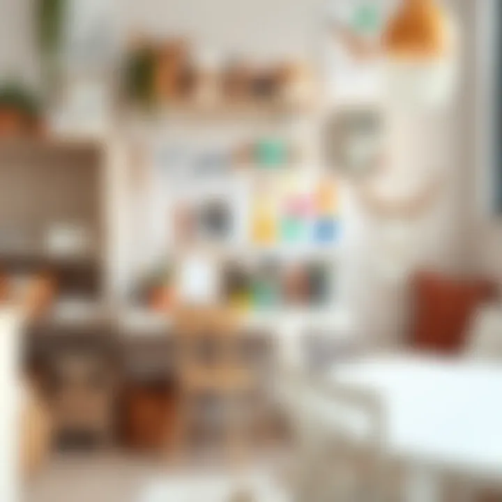 Creative DIY Craft Corner for Young Artists DIY craft corner in a child’s room with art supplies