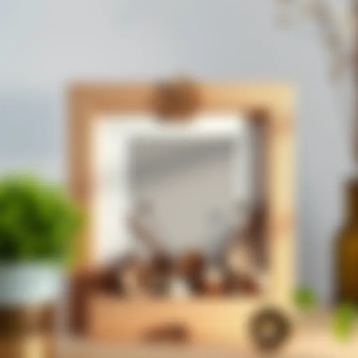 Unique Photo Frame Gift Creative photo frame decorated with natural elements