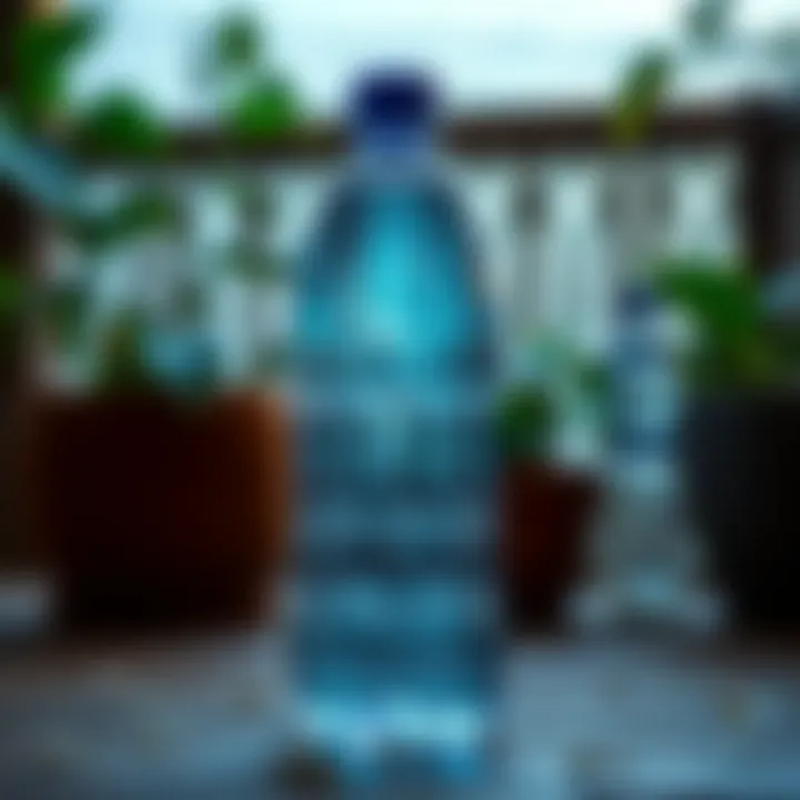 Creative reuse of plastic bottles