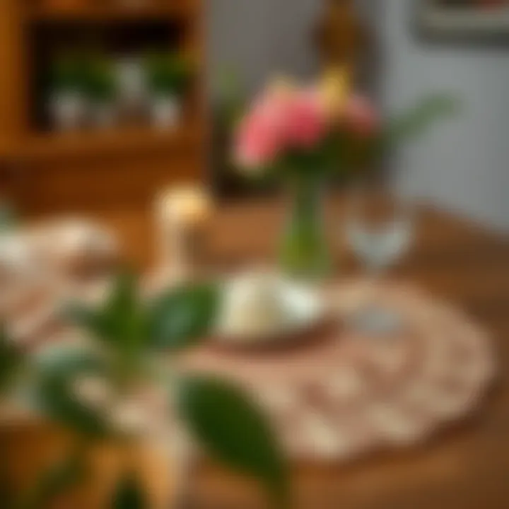 Unique Crochet Placemat Arrangement Unique crochet placemat arrangement