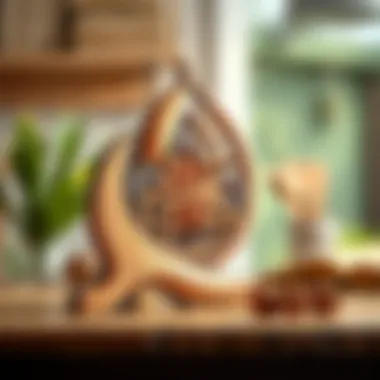 Exquisite Wooden Art Piece A beautifully crafted wooden art piece created with a scroll saw.