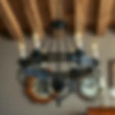 Rustic Iron Chandelier for Vintage Aesthetics Rustic iron chandelier that adds charm to a vintage space