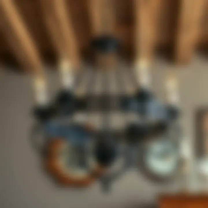 Rustic Iron Chandelier for Vintage Aesthetics Rustic iron chandelier that adds charm to a vintage space