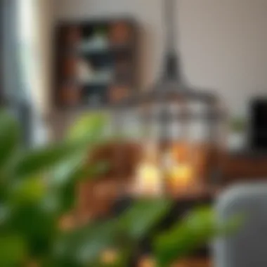 Stylish iron home decor piece