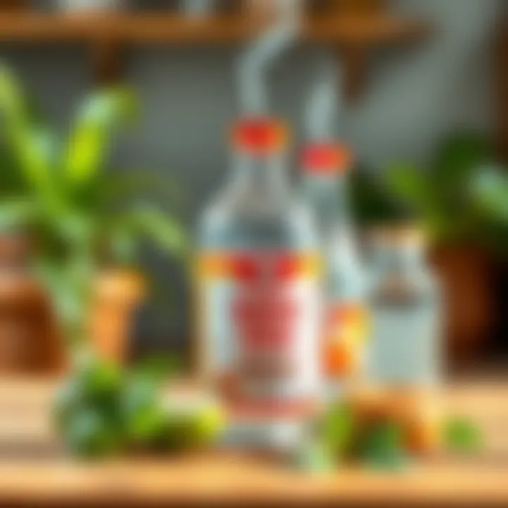 Natural ingredients like baking soda and vinegar for odor removal