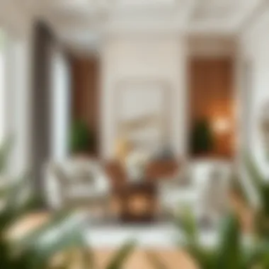 Elegant Design Chairs in Interior Space An inviting interior space featuring elegant design chairs