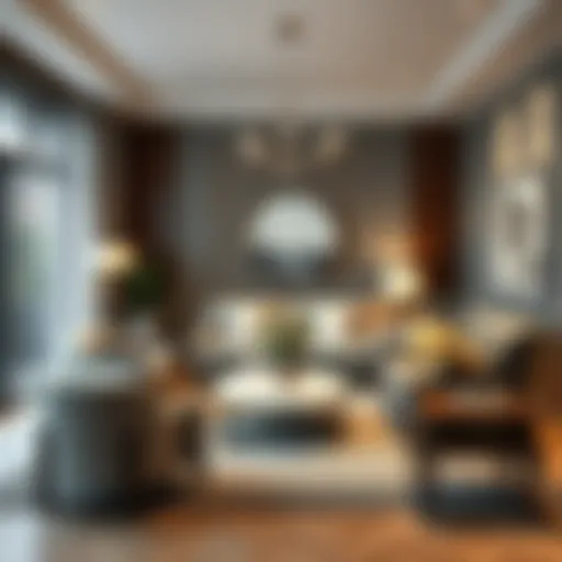 Elegant living room with modern decor