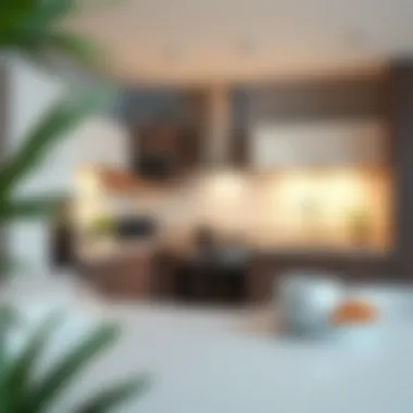 Stylish kitchen with innovative appliances