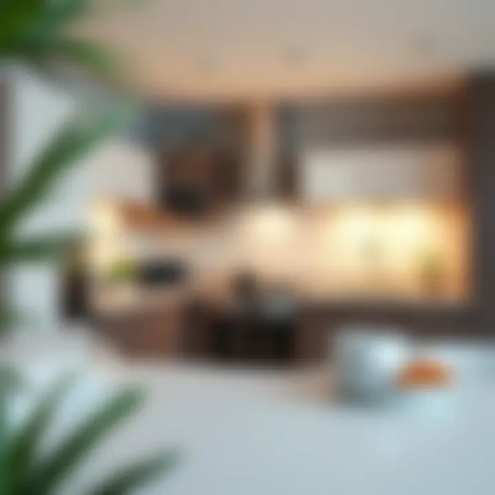 Stylish kitchen with innovative appliances