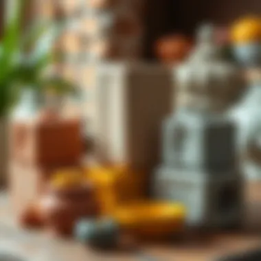 Artistic Clay Options Clay blocks in various colors arranged artistically