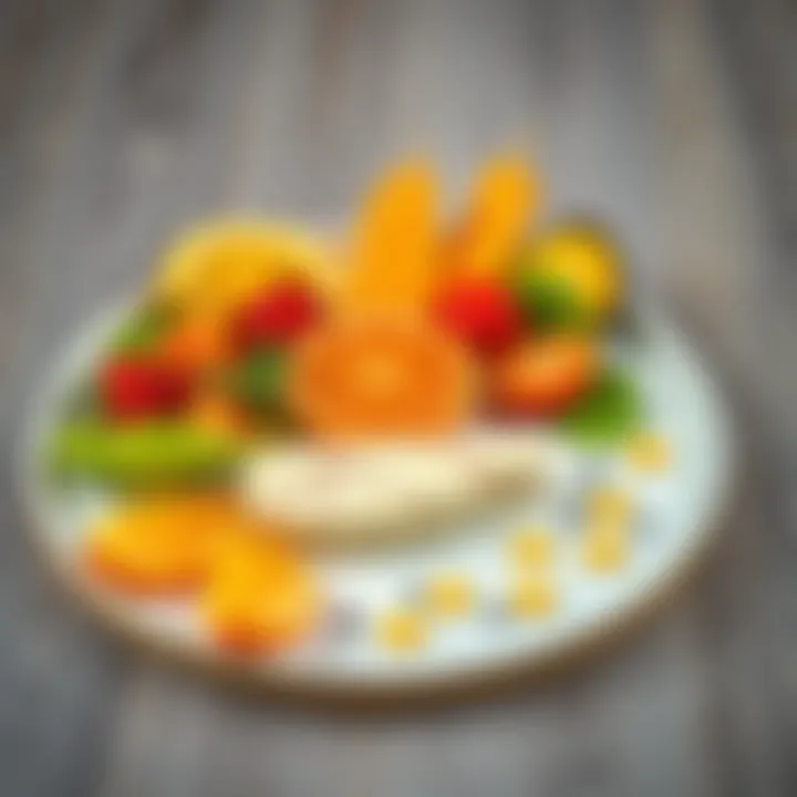 Fun and engaging plate presentation for kids