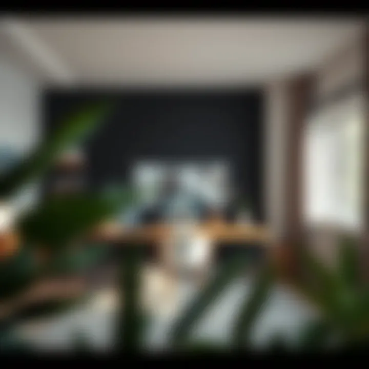 An inviting workspace that blends functionality with minimalist aesthetics.