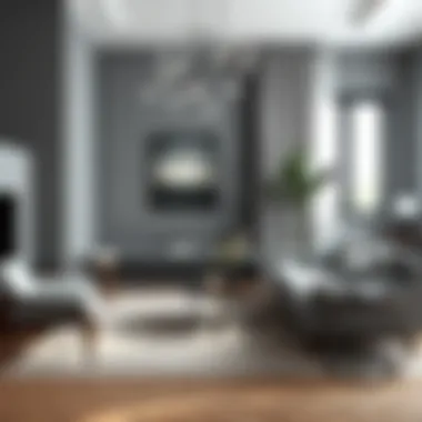 Sophisticated Grey Decor Elegant grey interior showcasing modern design