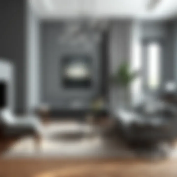 Sophisticated Grey Decor Elegant grey interior showcasing modern design