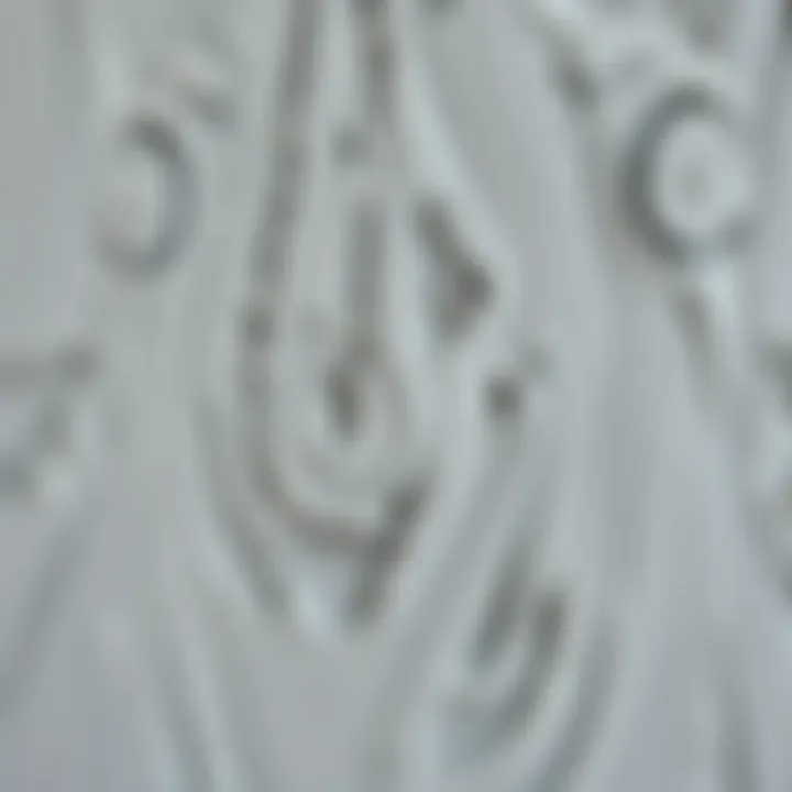 Intricate Grey Paint Texture Close-up of textured grey paint finish