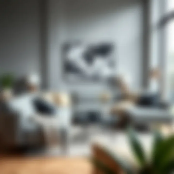 Contemporary Gray Sofa Set Stylish gray sofa set in a modern living room