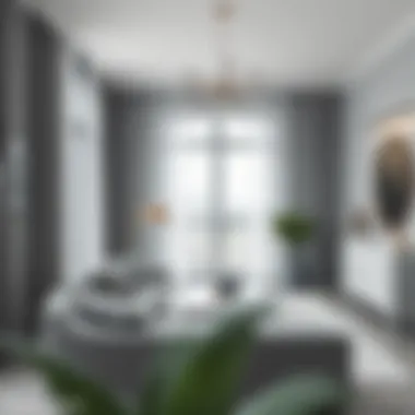 Psychological impact of silver gray in interior spaces