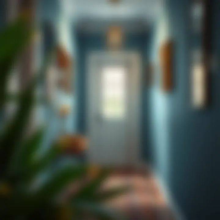 DIY projects for personalizing hallway walls