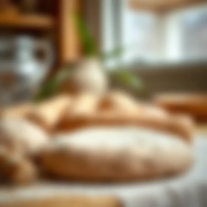 Natural clay materials used for ceramic dough