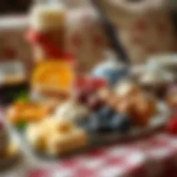 A beautifully arranged traditional Turkish dessert platter showcasing various sweet delicacies.