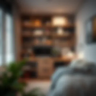 Innovative storage solutions in a small room