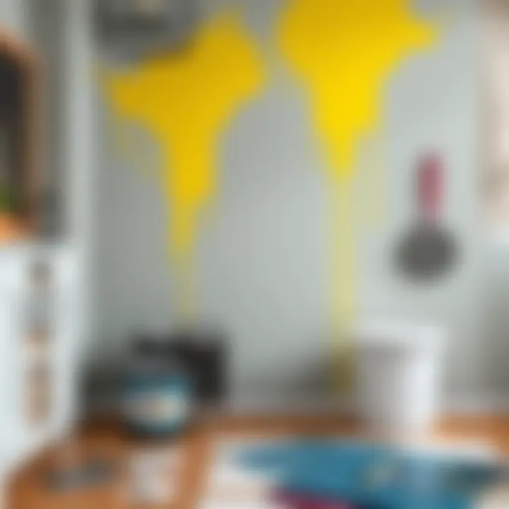 Instructions on how to remove paint stains from different surfaces