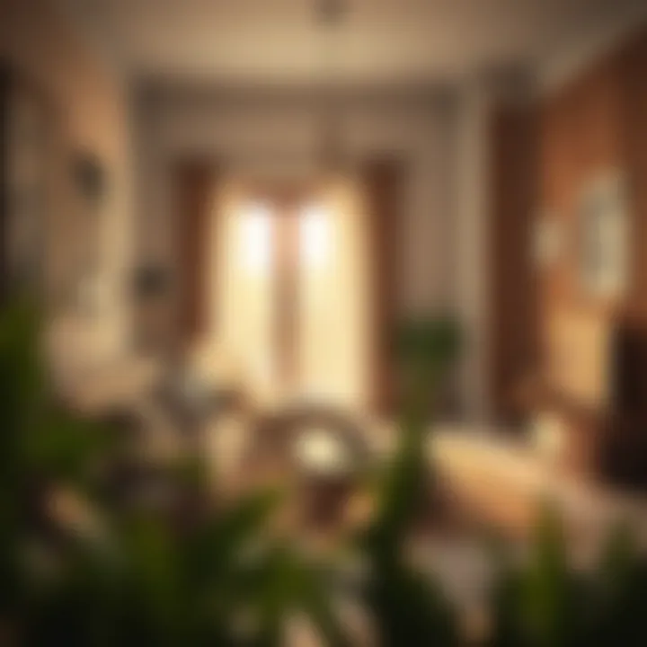 Artistic representation of brown in various design applications