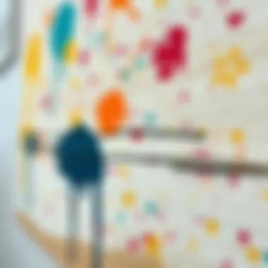 The Beauty of a Wooden Canvas in DIY Projects A close-up of a wooden canvas with paint splatters