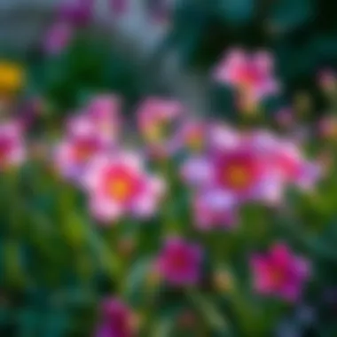 Kokina Flowers in a Serene Garden A serene garden setting highlighting the Kokina flowers in bloom.